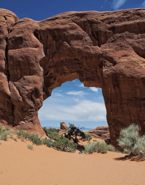 Pine Tree Arch in Arches NP